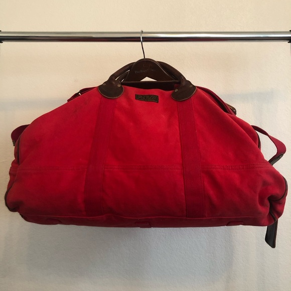 POLO RALPH LAUREN Canvas Leather Weekender Bag - Picture 6 of 7